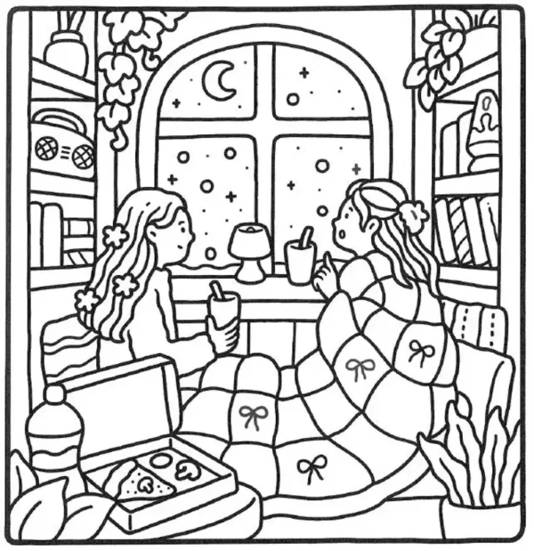 Girl Moments Coloring Book – Image 6